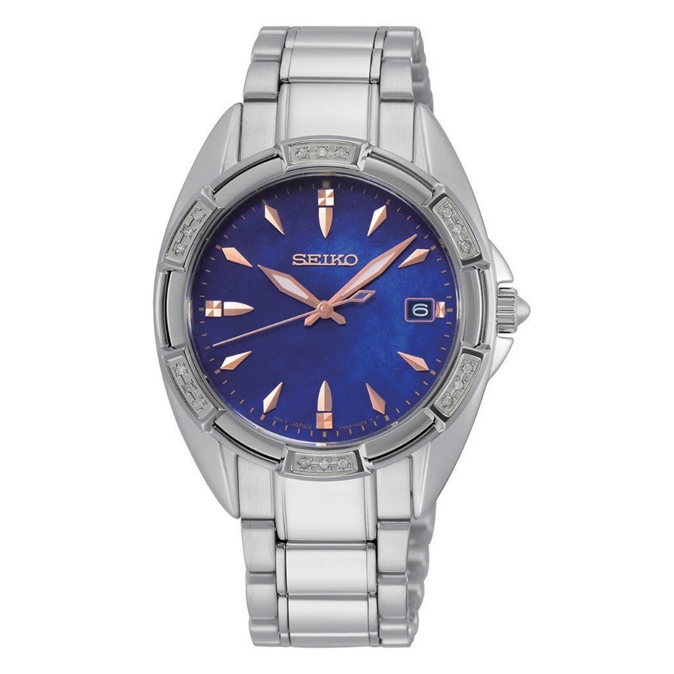 Seiko SKK881P1 นาฬิกาผู้หญิง Classic Diamonds Quartz Women's Watch