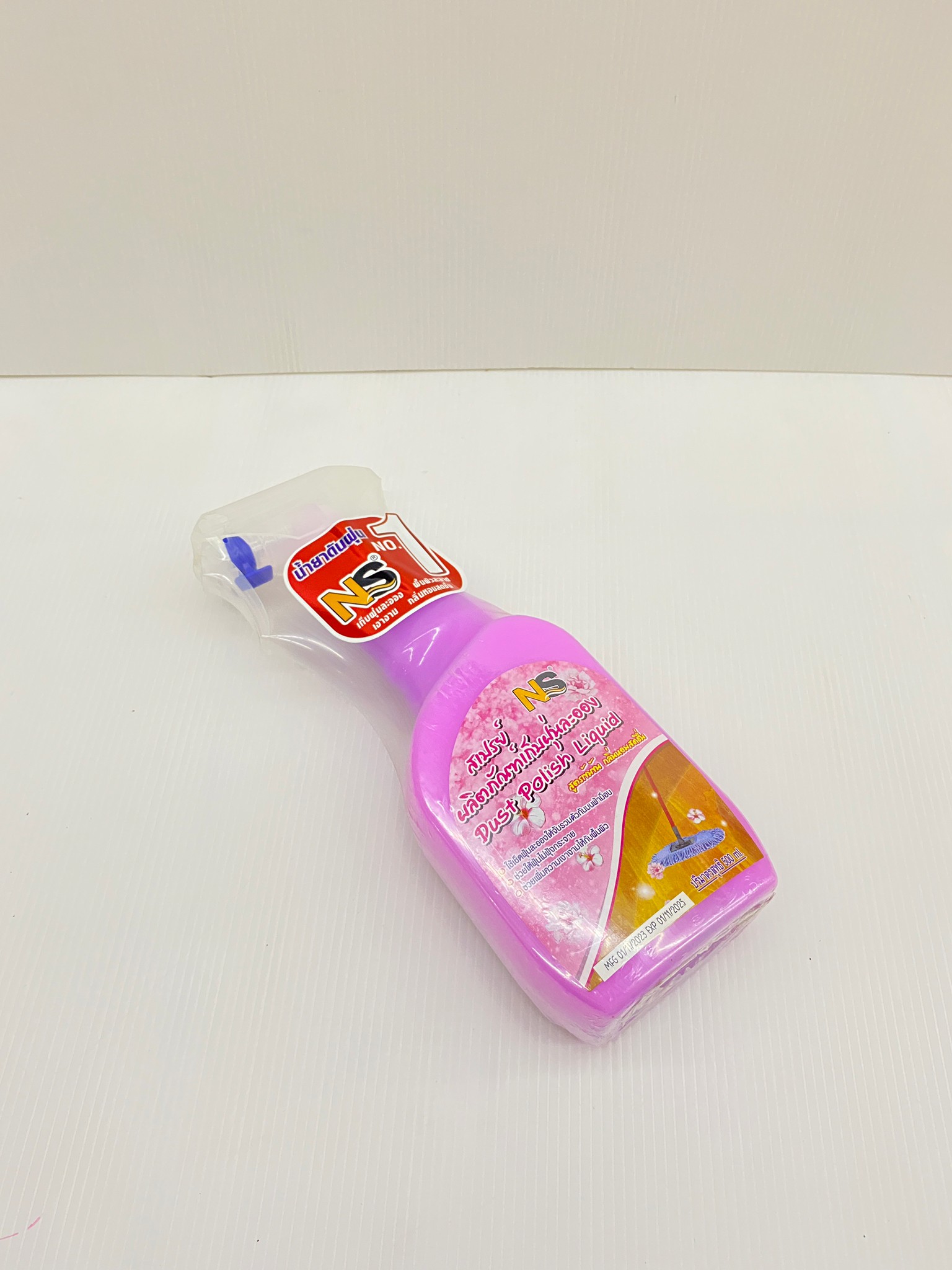 NS HOME น้ำยาดันฝุ่น ผลิตภัณฑ์เก็บฝุ่นละออง รุ่น MOP-040 สีชมพู ขนาด500ml. แท้ 100%