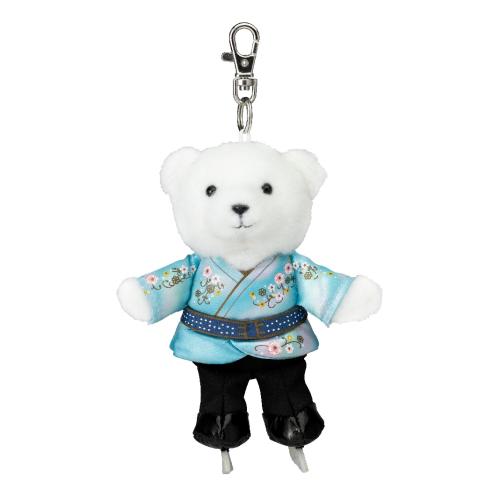 [PRE-ORDER] พวงกุญแจ ตุ๊กตาหมี หมียูซุ ฮานิว ยูซุรุ 2 ตัว ANA Hanyu Yuzuru Official Project 5th Set 2 pcs YUZU Flight Bear Keychain (Heaven and Earth) 羽生結弦 @YUZU フライトベアキーホルダー（天と地と）