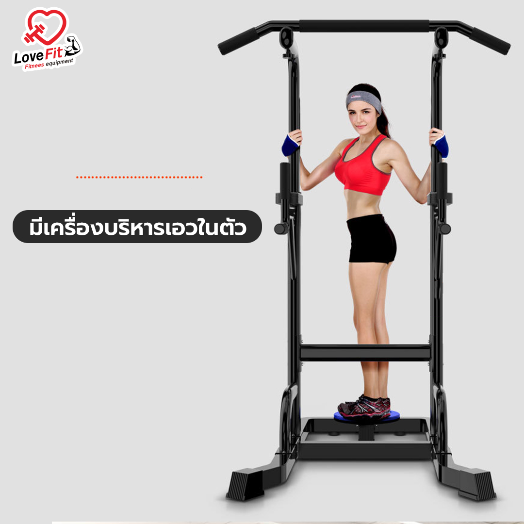 บาร์โหน+ม้านอนออกกำลังกาย คุณภาพมาตรฐานสากล รองรับได้ 600 กิโลกรัม มีแร๊ควางบาร์เบล ปรับความยาวได้ตามต้องการ