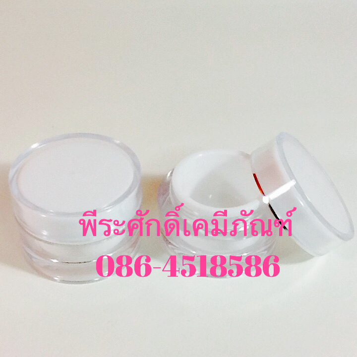 กระปุก TW ขนาด 10 กรัม สีขาว แพคละ 4 ใบ