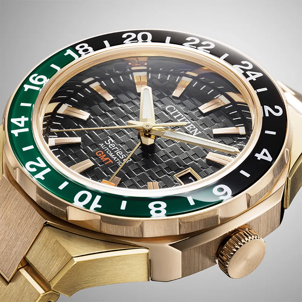 Citizen NB6033-51E นาฬิกาผู้ชาย Automatic Series8 GMT Made in Japan Men's Watch