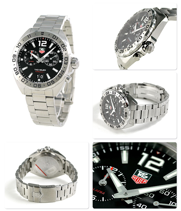 Tag Heuer WAZ111A.BA0875 นาฬิกาผู้ชาย Formula 1 200 M - ∅41 mm Alarm Men's Watch