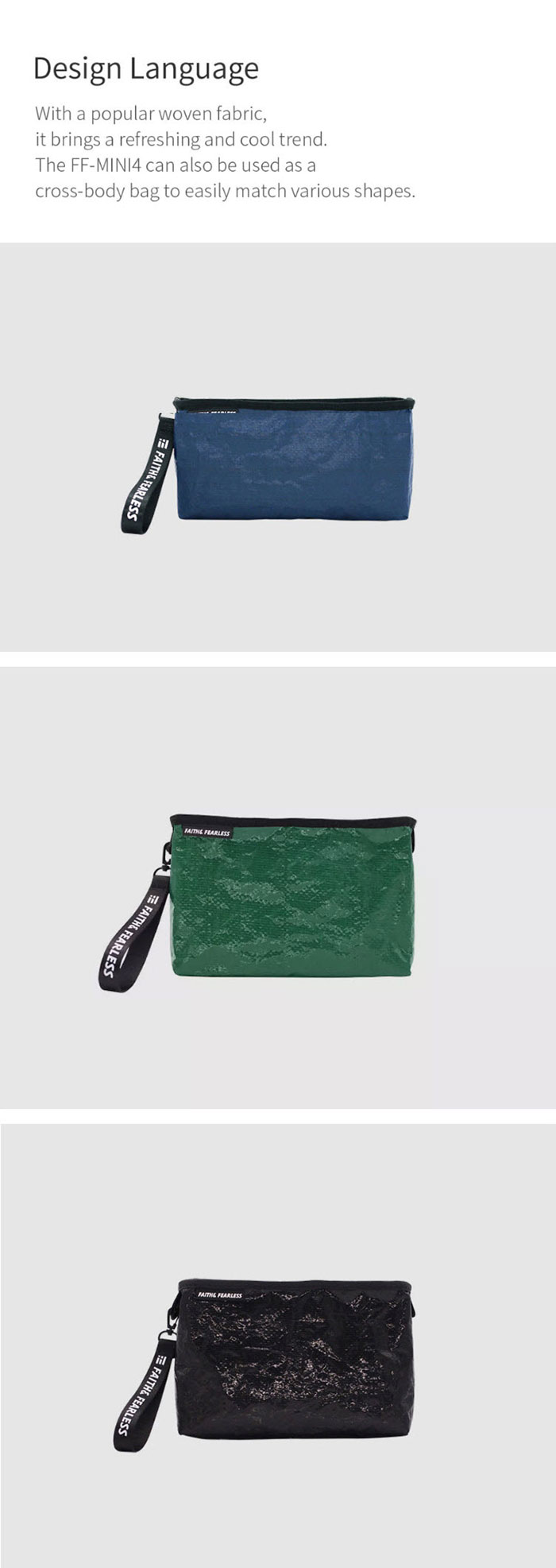 Xiaomi FAITH&FEARLESS Crossbody Bag - กระเป๋าสะพายข้าง FAITH&FEARLESS