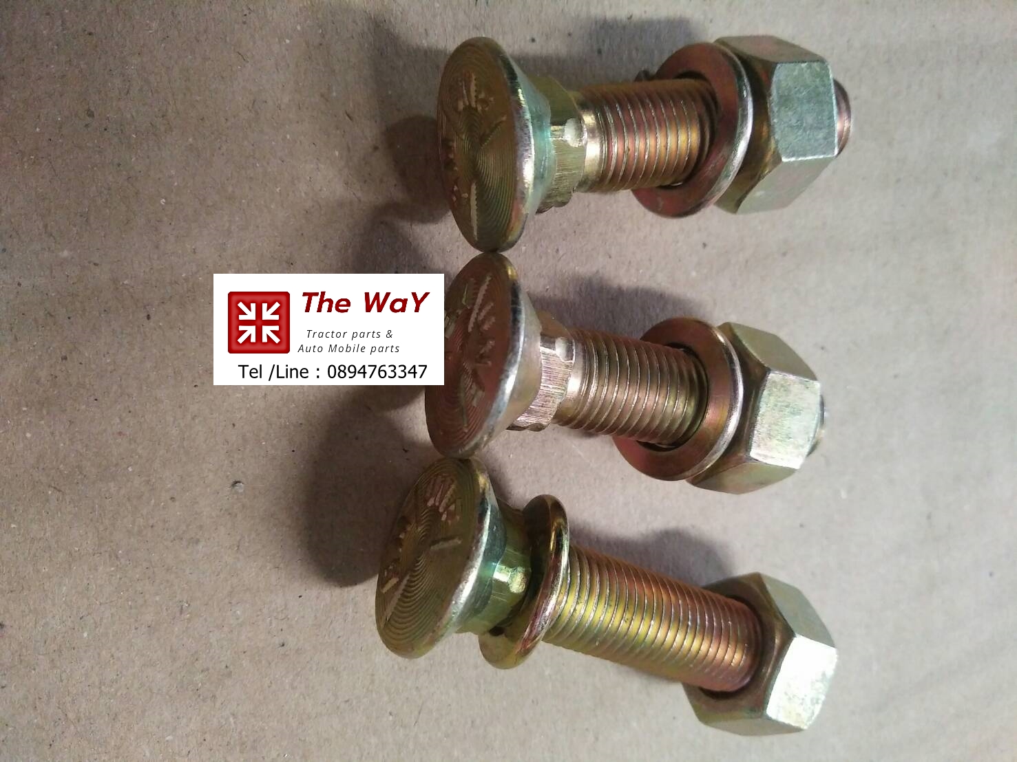 ชุดสุดคุ้ม.. สกรูจานไถ คูโบต้า อะไหล่รถแทรคเตอร์ 5 กล่อง