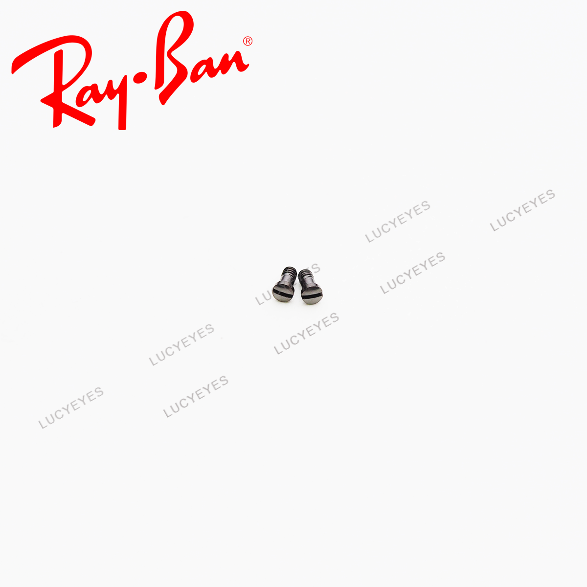 น๊อตแว่น RAYBAN แท้ 100% RX7029F สีเงิน