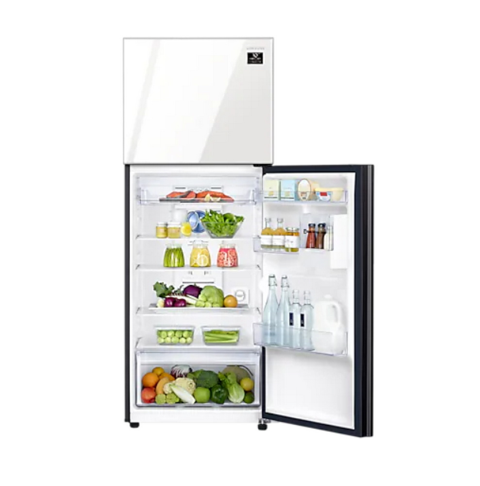 [ผ่อน0%] Samsung ตู้เย็น 2 ประตู 13.5 คิว (13.5 Cubic, White/Navy) RT38K50658A/ST (ชลบุรีส่งฟรี)