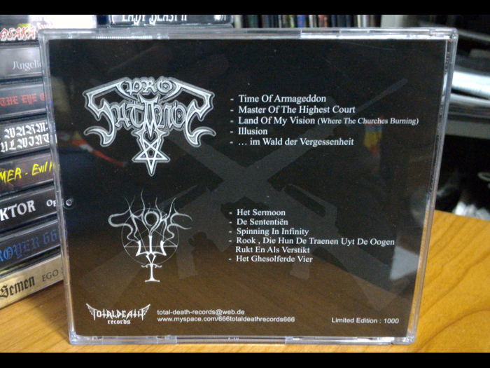 PROSATANOS/SMOKE'In Hate And Blasphemy' CD