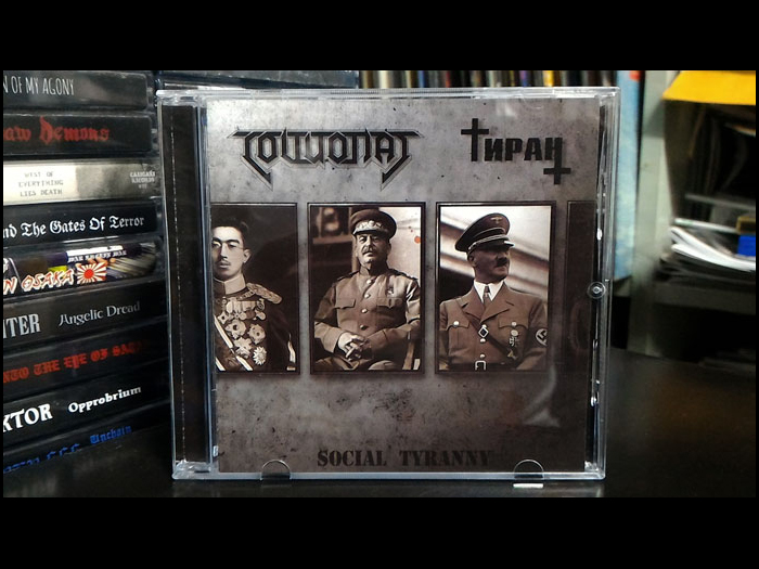 SOCIOPATH/TIRAN'Social Tyranny' Split CD.