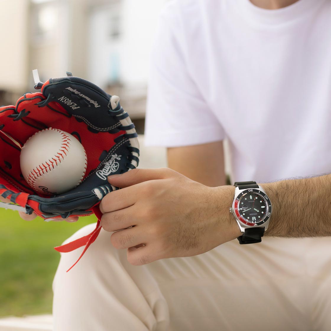 Citizen AW1769-10E นาฬิกาผู้ชาย Marine Eco-Drive Men's Watch