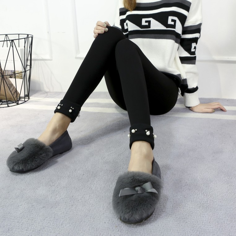 เลคกิ้งคนท้องขายาว ปลายขามี 4 สี ประดับด้วยมุกตุ้งติ้งน่ารักสวยงาม มีสายปรับขนาดครรภ์ M,L,XL