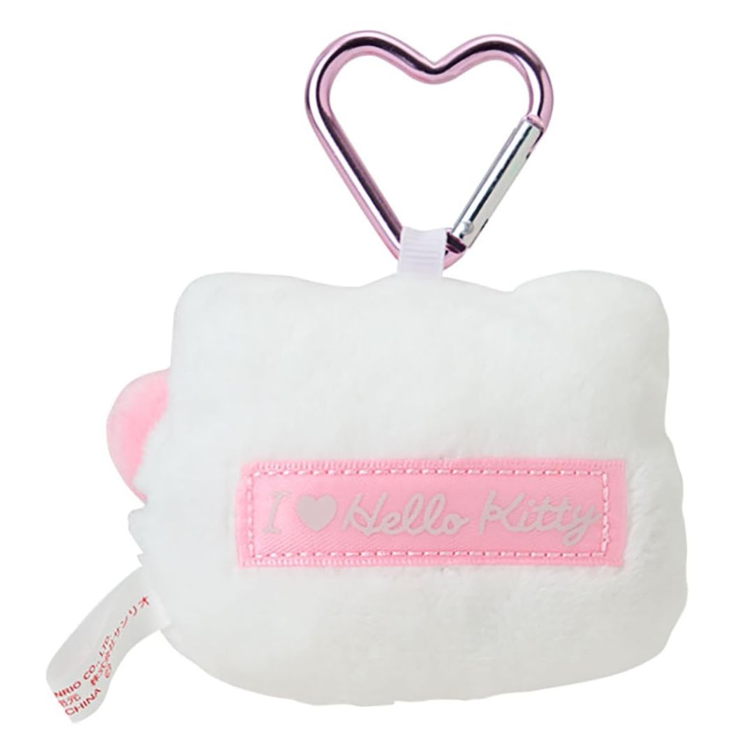 [PRE-ORDER] พวงกุญแจ คิตตี้ ข้อรูปหัวใจ I Love Hello Kitty Face Keychain サンリオ フェイス形マスコットホルダー ハローキティ ピンク 087220