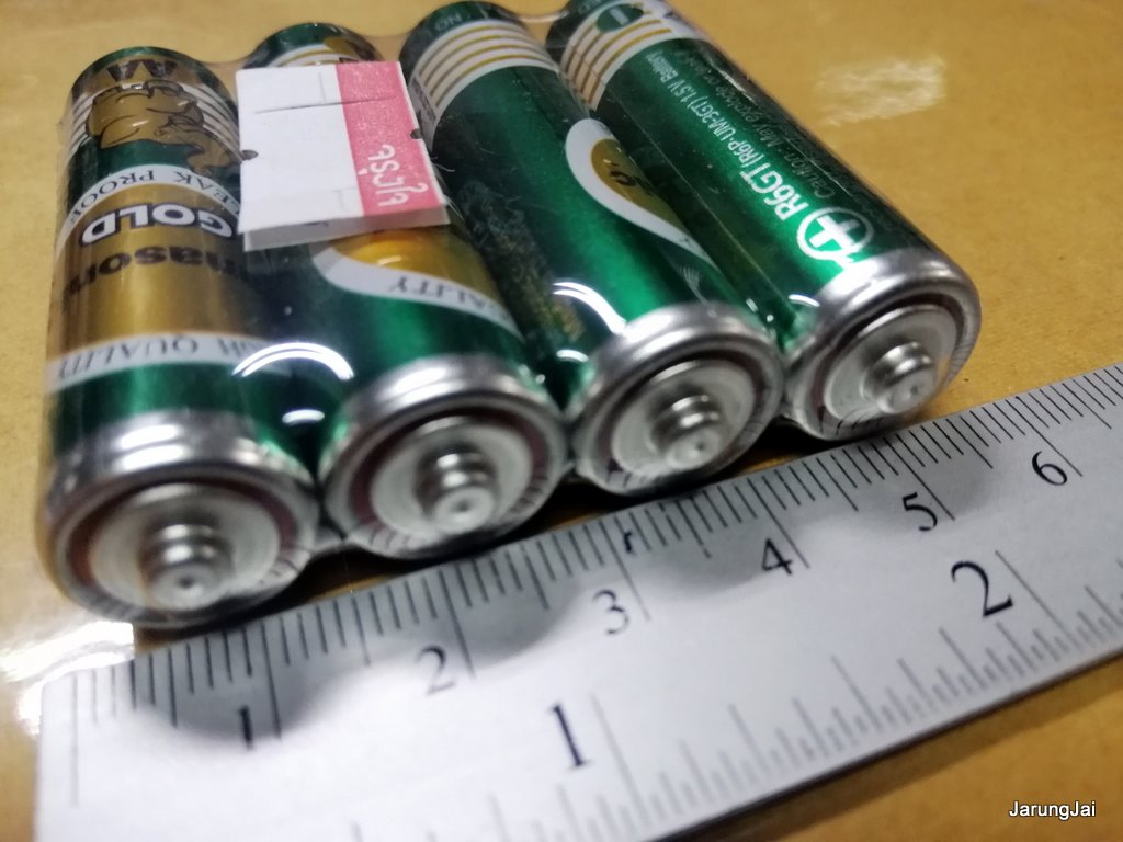 ถ่านไฟฉาย panasonic ของแท้ ก้อนสี่เหลี่ยม, AA และ AAA