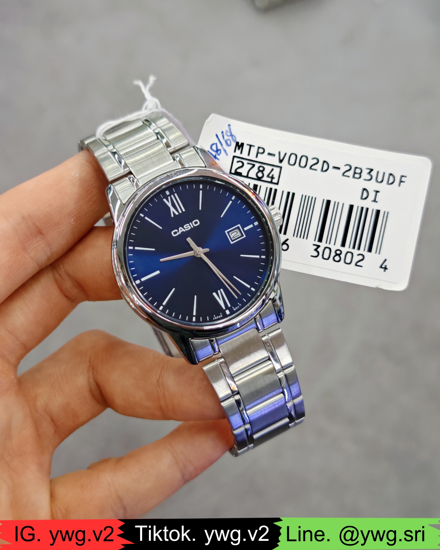 CASIO รุ่น MTP-V002D-2B3