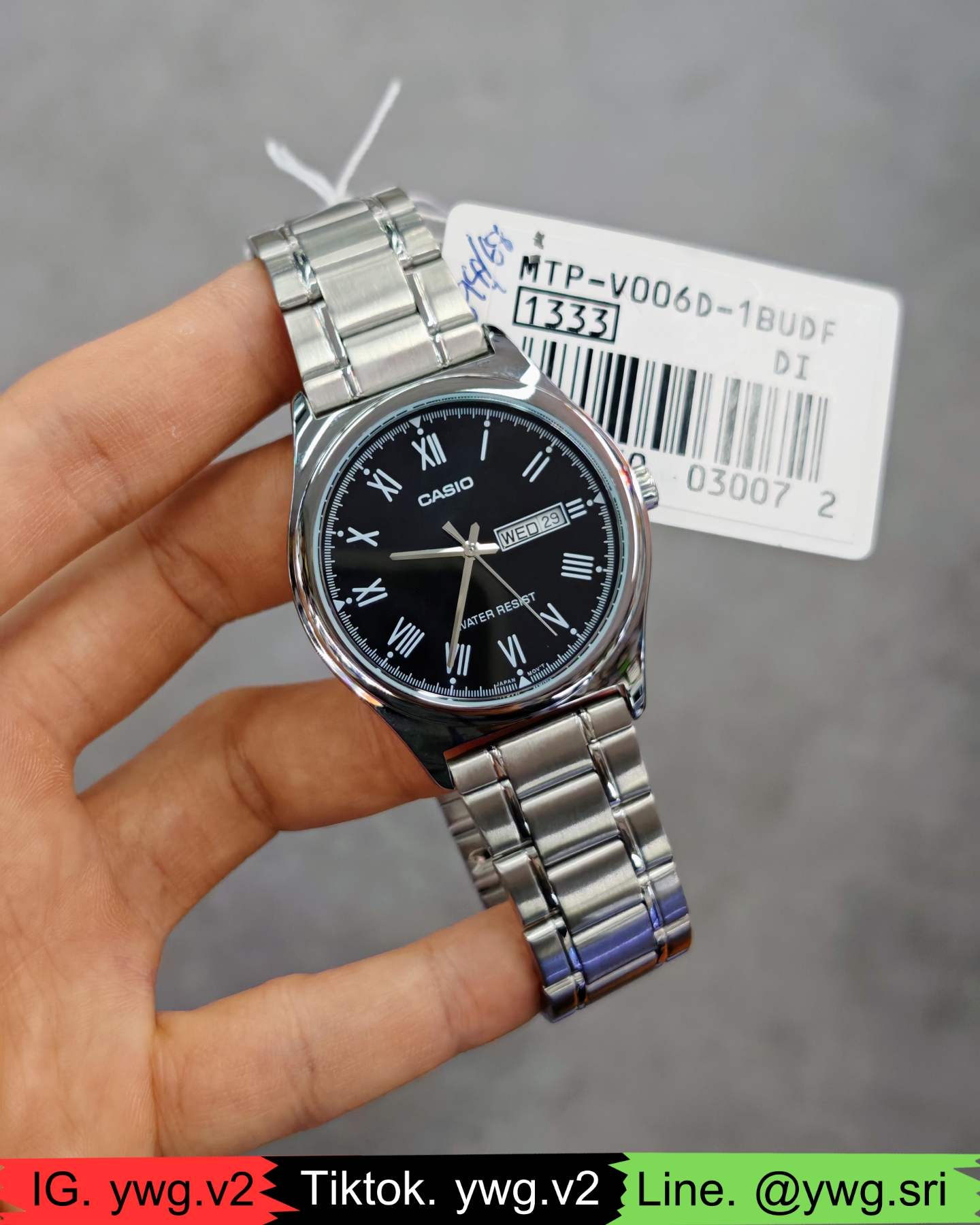 CASIO รุ่น MTP-V006D-1B