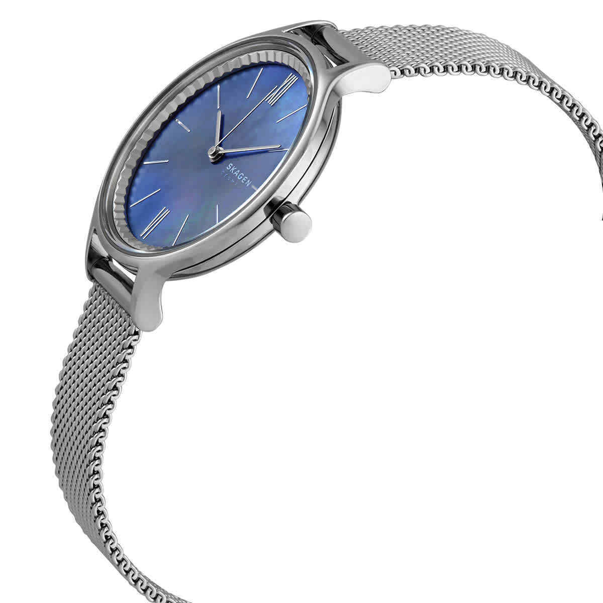 Skagen SKW2862 นาฬิกาผู้หญิง Anita Blue Mother Of Pearl Quartz Women's Watch