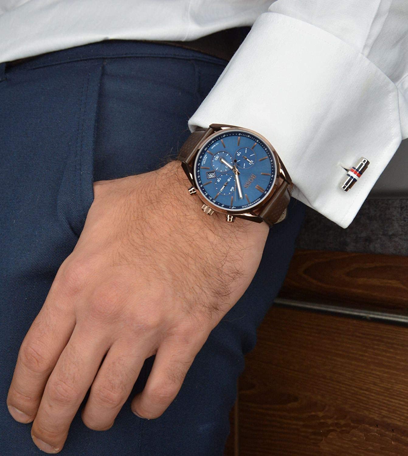 Hugo Boss 1513817 นาฬิกาผู้ชาย Champion Chronograph Quartz Men's Watch