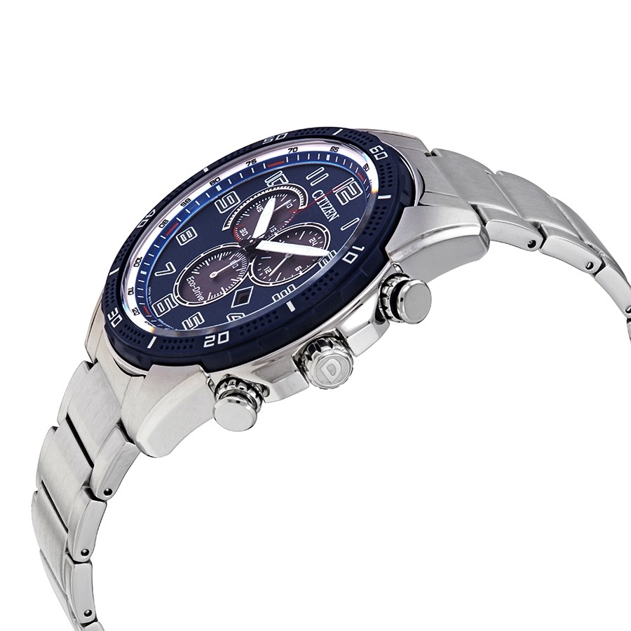 Citizen AT2440-51L นาฬิกาผู้ชาย Eco-Drive Citizen AR Chronograph Tachymeter Men's Watch