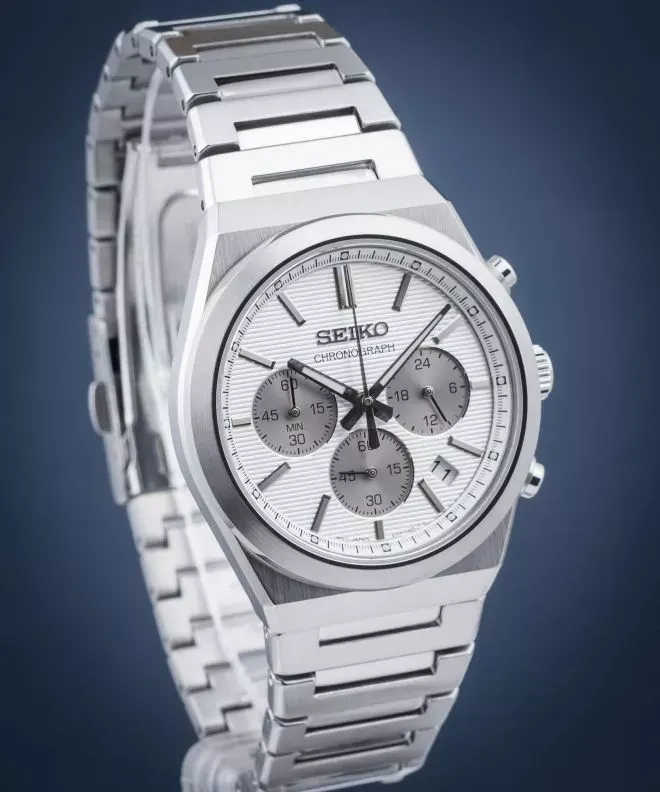 Seiko SSB451P1 นาฬิกาผู้ชาย Chronograph Watch