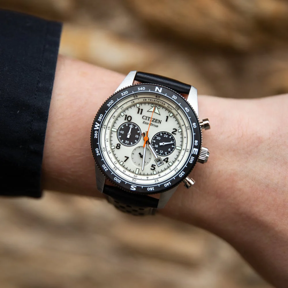 Citizen CA4559-13A นาฬิกาผู้ชาย Eco-Drive Chronograph Men's Watch