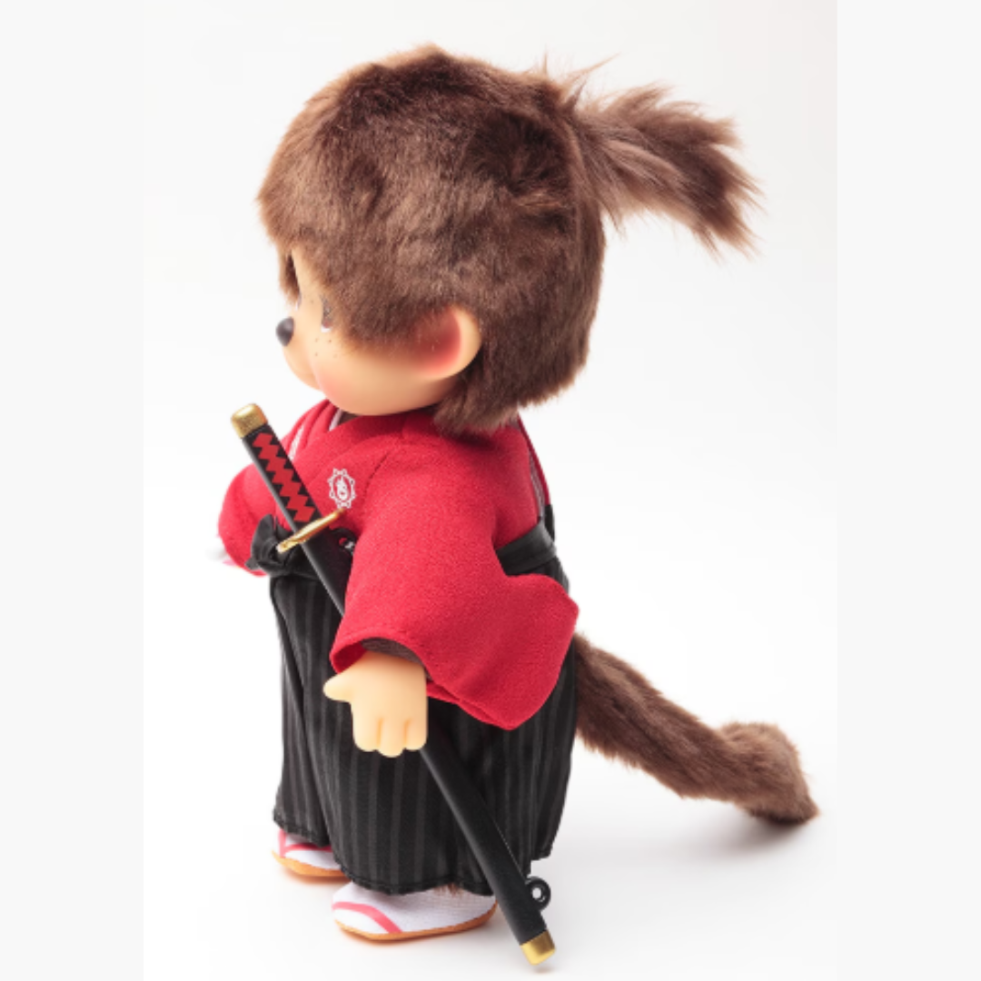 [PRE-ORDER] ตุ๊กตา ม่อนชิชิ ซามูไร Size S ม่อนชิชิคุง Monchhichi Samurai 13 x 11 x 20 cm นำเข้าจากญี่ปุ่น 侍モンチッチ IPM-81-Z