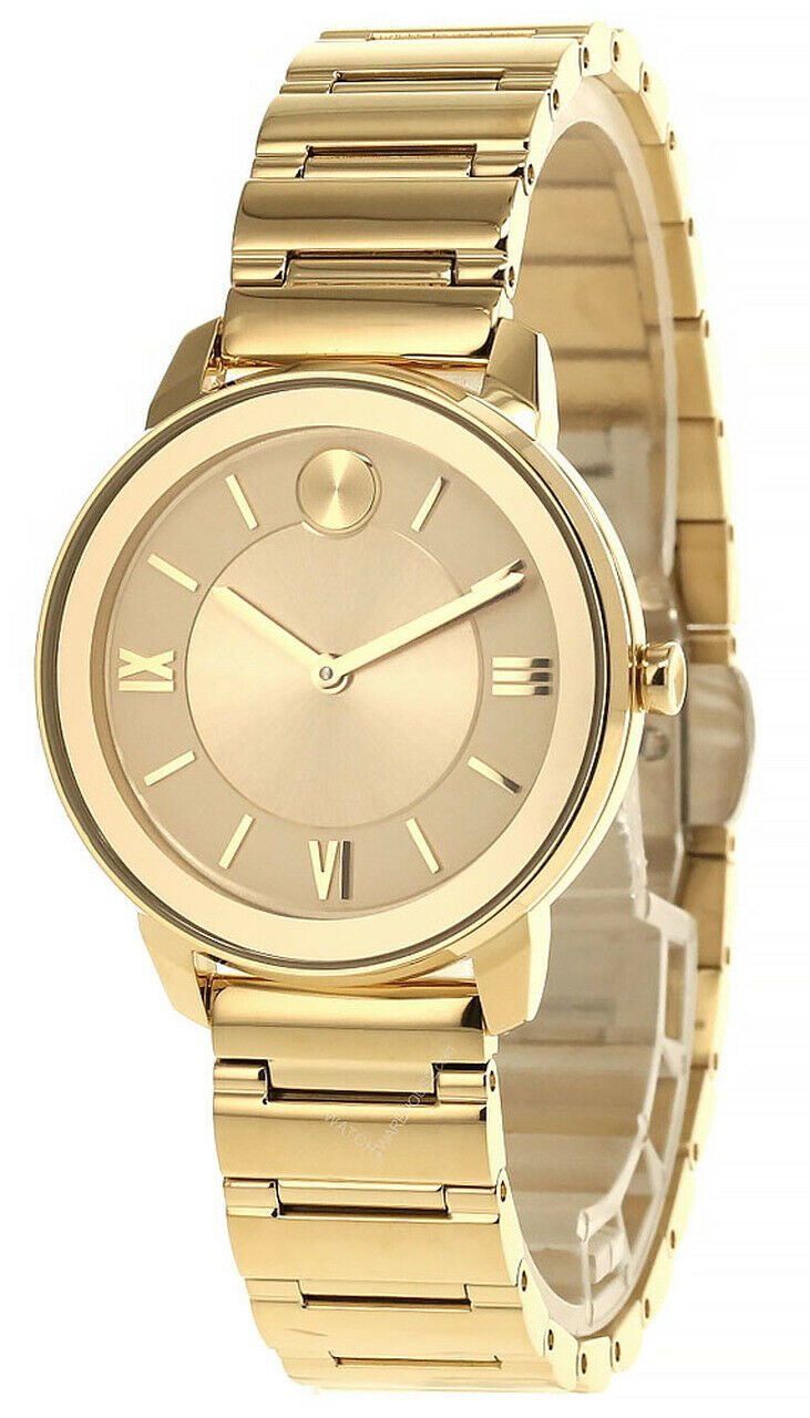 Movado 3600591 นาฬิกาผู้หญิง Bold Gold Quartz Women's Watch