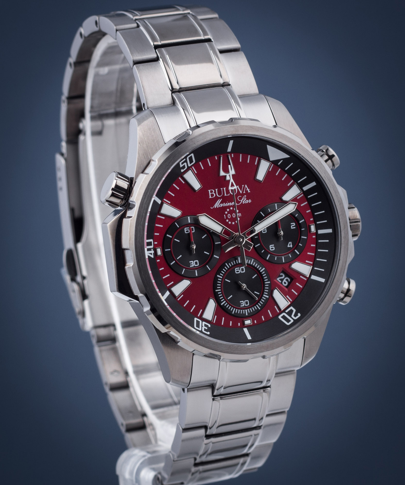 Bulova 98B350 นาฬิกาผู้ชาย Chronograph Quartz Men's Watch