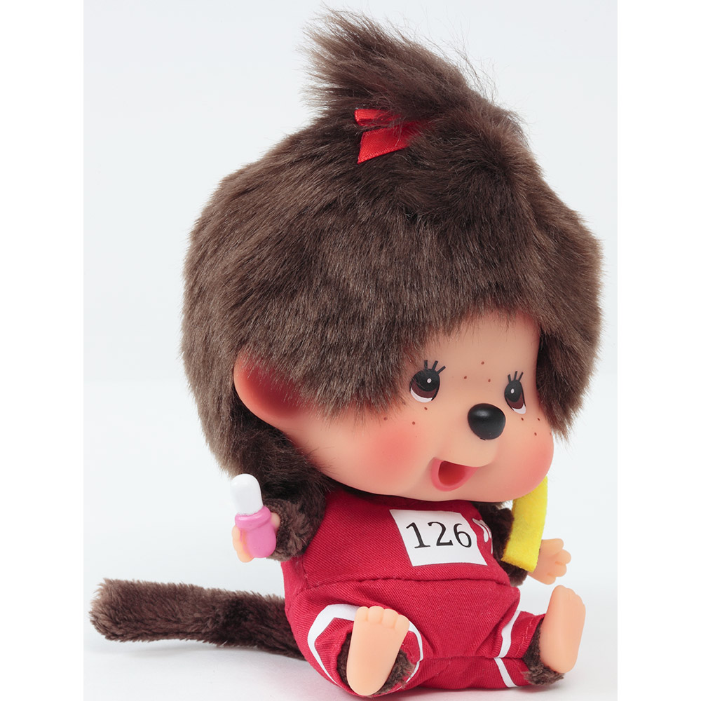 [PRE-ORDER] ตุ๊กตา ม่อนชิชิ Size 13 cm ม่อนชิชิจัง นักกีฬา นักกรีฑา Monchhichi Let's Sports Track and Field Girls นำเข้าจากญี่ปุ่น レッツ！スポーツモンチッチ 陸上 女の子