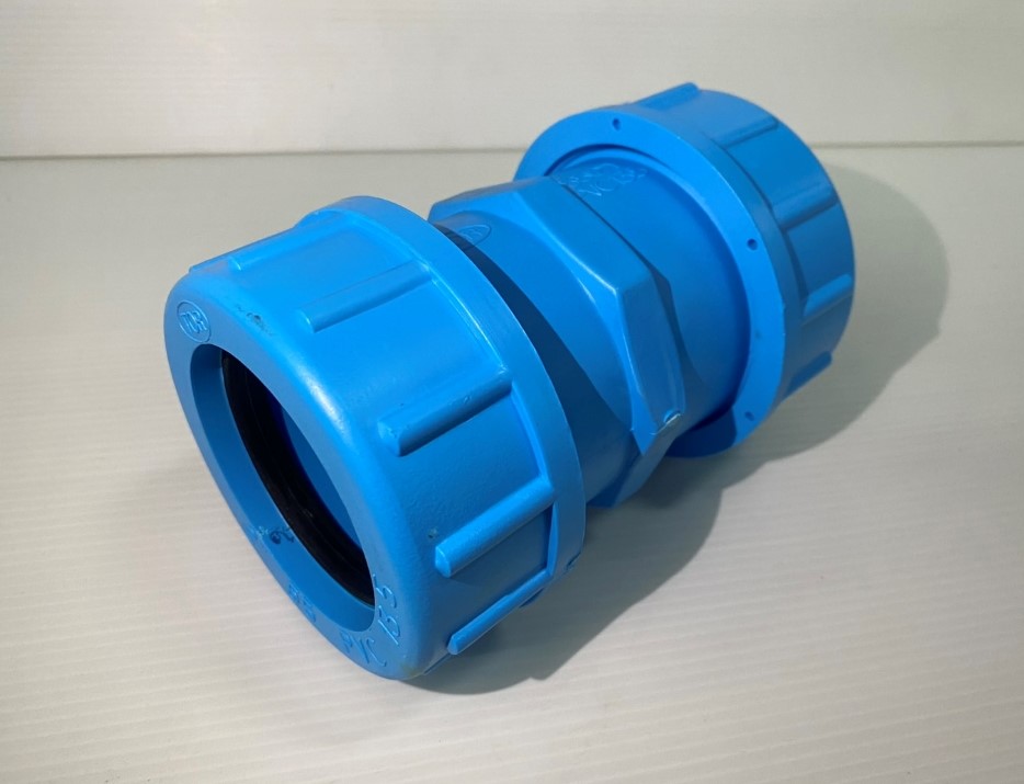 ข้อต่อยูเนี่ยนPVC แหวนยาง สวมท่อ 1นิ้ว #356-51R (ถุงละ1ตัว)