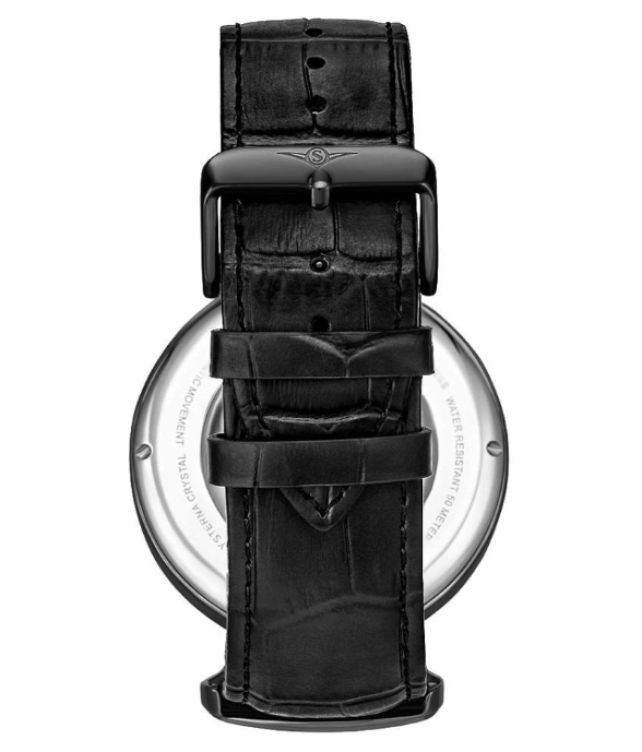 Stuhrling Original 3920.4 นาฬิกาผู้ชาย Emperor’s Grand DT Automatic Skeleton Men's Watch