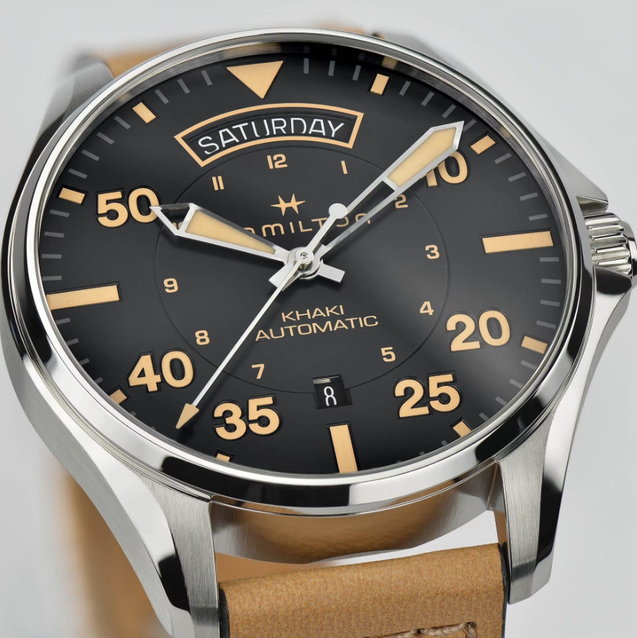 Hamilton H64645531 นาฬิกาผู้ชาย KHAKI AVIATION DAY DATE AUTO Men's Watch