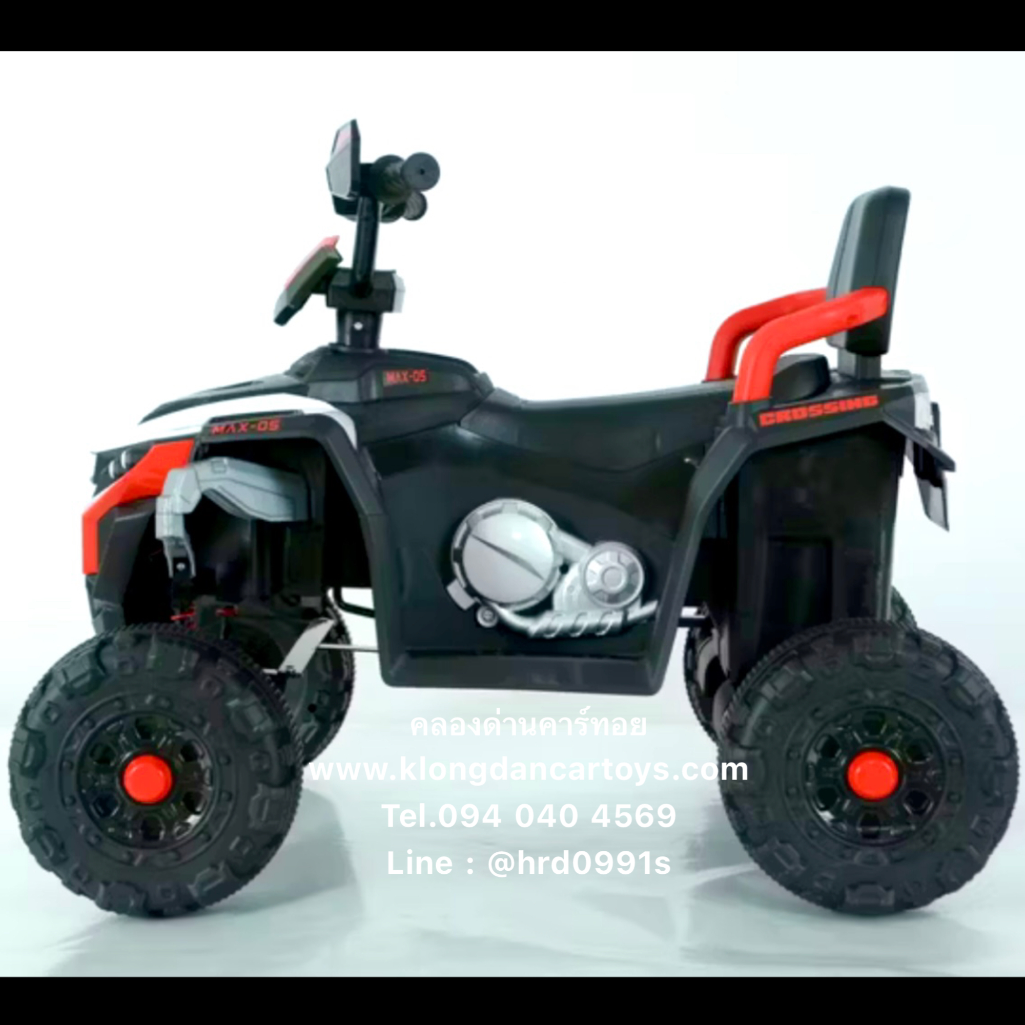 รถเด็กATVแบตเตอรี่💥มีรีโมท ใช้มือถือบังคับได้💥(ออกตัวสมูท, 2มอเตอร์ แบต12V4.5a, เล่นบูลทูธ usb mp3, มีโช้ค) รับน้ำหนัก50KG