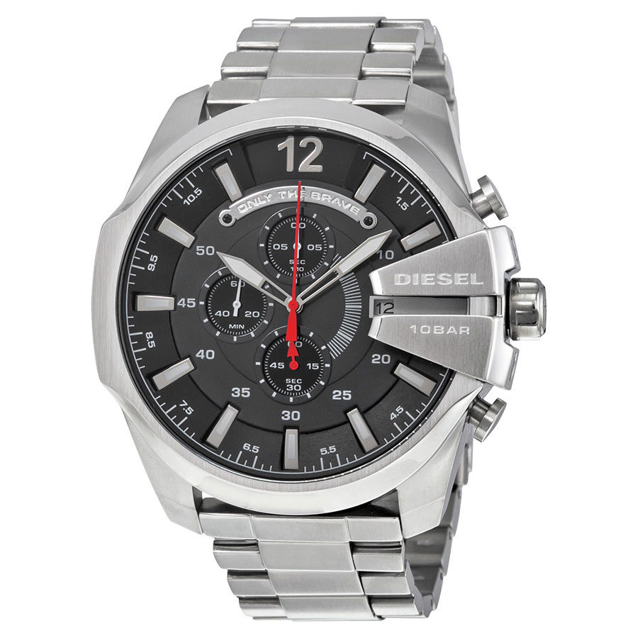 Diesel DZ4308 นาฬิกาผู้ชาย Diesel รุ่น DZ4308, Mega Chief Chronograph Stainless Steel Men's Watch