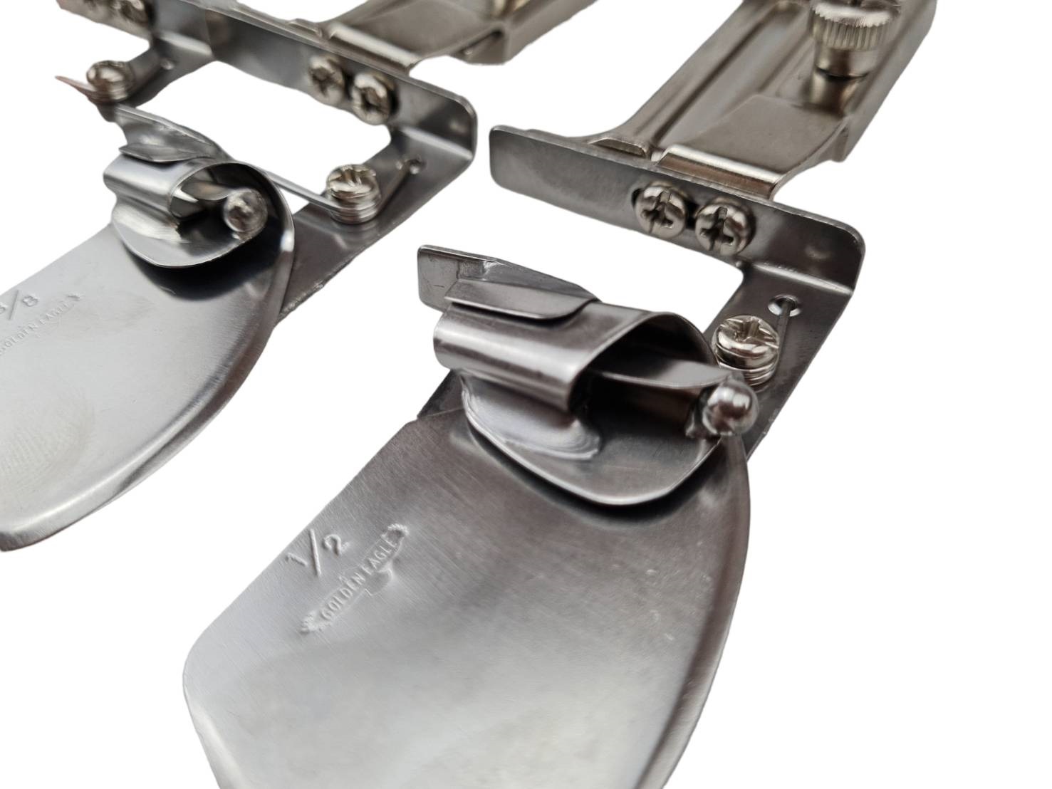 ซองพับชายผ้าสำหรับจักรอุจตสาหกรรมเข็มเดี่ยวสำหรับผ้าหนาหรืองานเย็บที่ต้องผ่านตะเข็บออกแบบมาพิเศษเย็บขอบผ้า แล้วไม่แตก