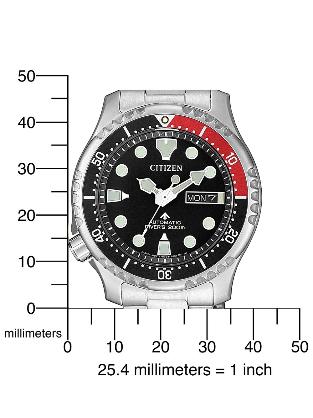 Citizen NY0085-86E นาฬิกาผู้ชาย Promaster Automatic Diver Men's Watch