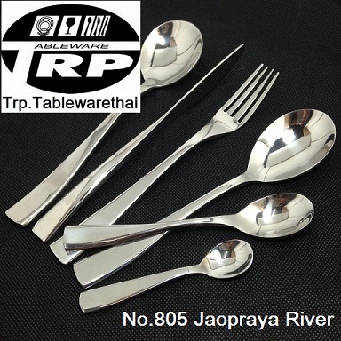 ส้อมค็อกเทล,ส้อมเค็ก,ส้อมสลัด,ส้อมชา,Cocktail Fork,Cake Fork,Salad Fork,Handmade,รุ่น 805 Jaopraya River,สแตนเลส,Stainless 304 Trp.Tablewarehai / ทีอาร์พี.เทเบิ้ลแวร์ไทย รับประกันปลอดสนิมตลอดอายุการใช้งาน
