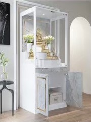 EX ตู้หิ้งพระ มีไฟดาวน์ไลท์