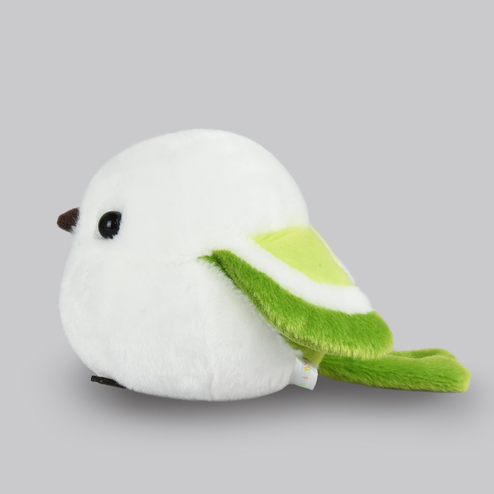 [PRE-ORDER] ตุ๊กตา ชิมะจัง มัจฉะ สีเขียว นกชิมะเอะนากะ นกฮอกไกโด Size 12 x 12 x 12 cm นำเข้าจากญี่ปุ่น Fuku-Fuku Shimaenaga Shima-chan Macha 704230