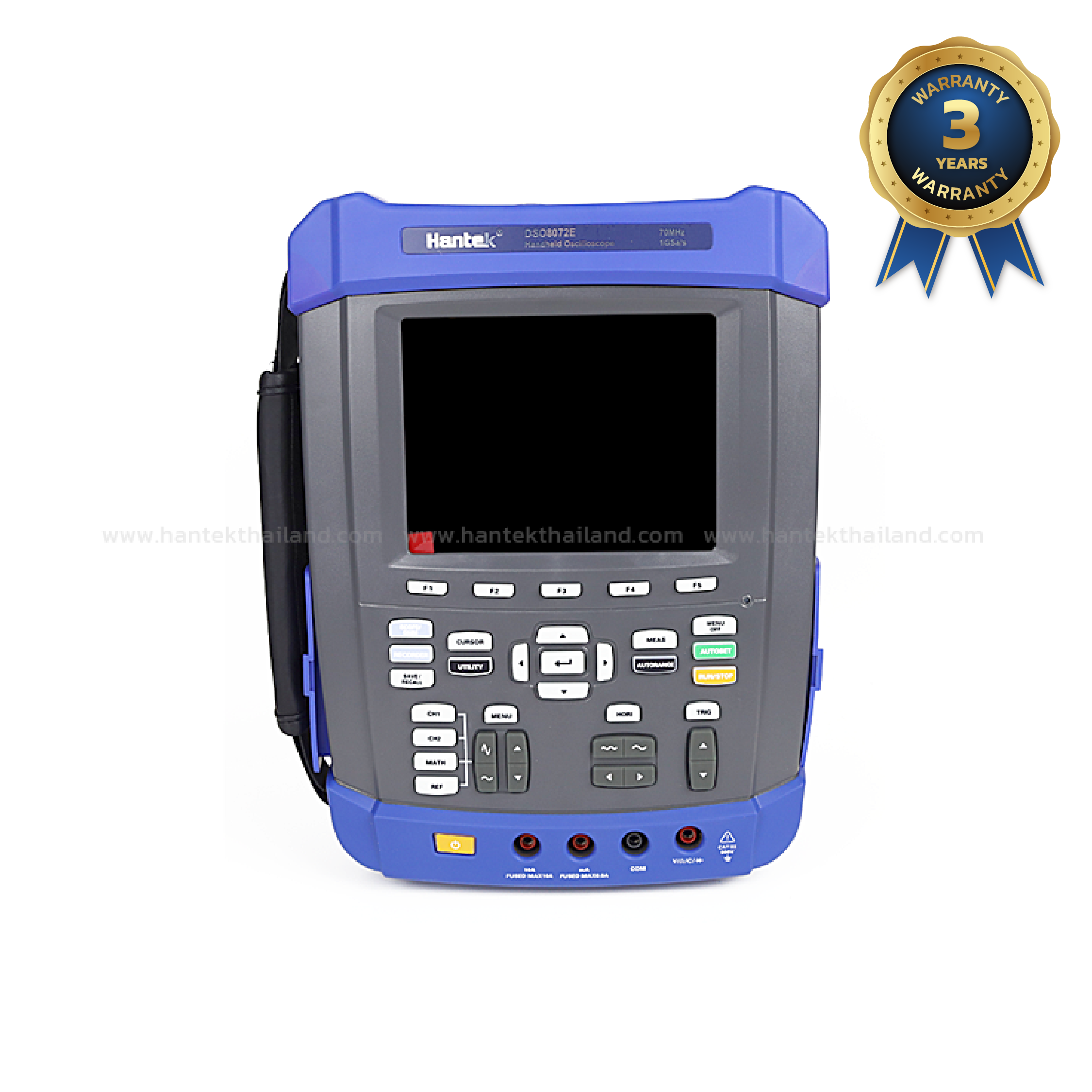 Hantek DSO8072E ออสซิลโลสโคปแบบพกพาขนาด 70 MHz 2 ช่อง + ฟังก์ชันเจนเนอร์เรเตอร์