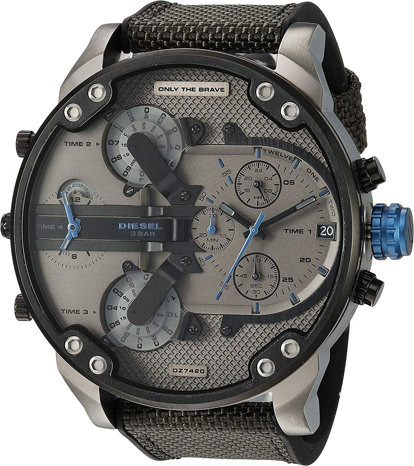 Diesel DZ7420 นาฬิกาผู้ชาย Mr. Daddy 2.0 Chronograph Quartz Men's Watch