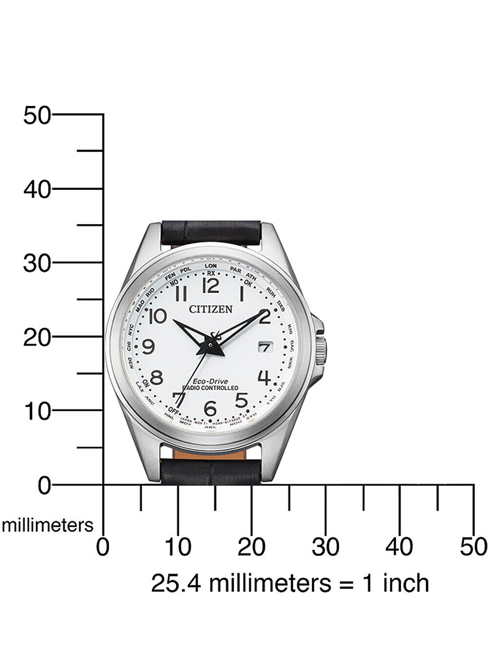 Citizen EC1180-14A นาฬิกาผู้หญิง Eco-Drive Radio Controlled Women's Watch