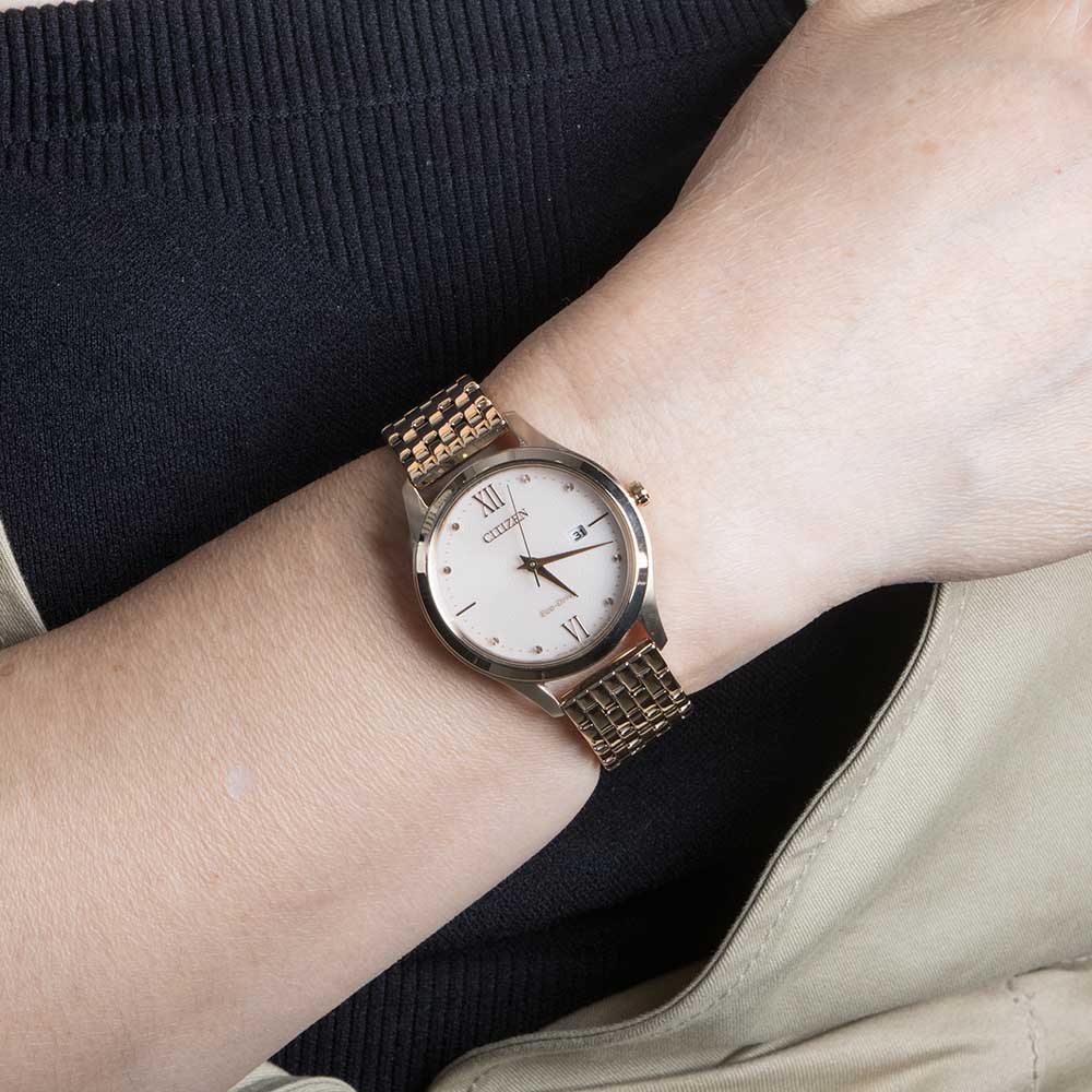 Citizen EW2533-89X นาฬิกาผู้หญิง Eco-Drive Women's Watch