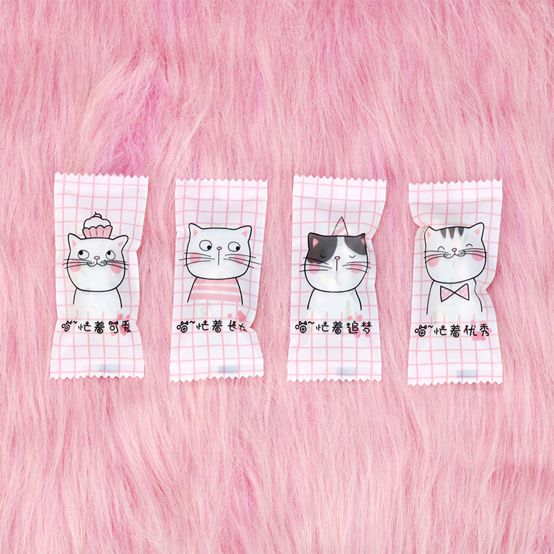 ถุงซีล ใส่ลูกอม ขนม ขนาด 4x9-9.5 ซม.จำนวน 95-100 ใบ/แพ็ค