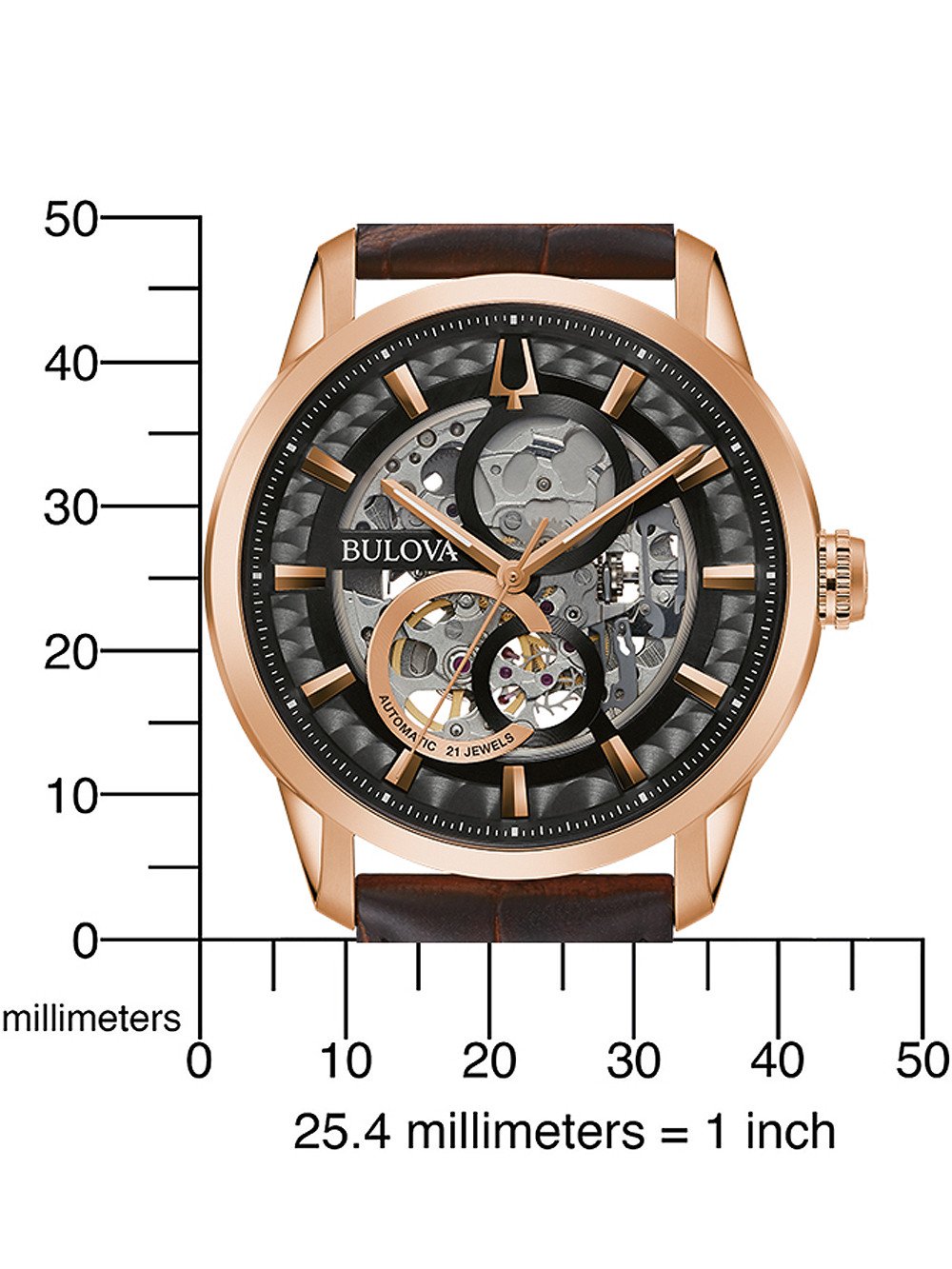 Bulova 97A169 นาฬิาผู้ชาย Sutton Automatic Men's Watch