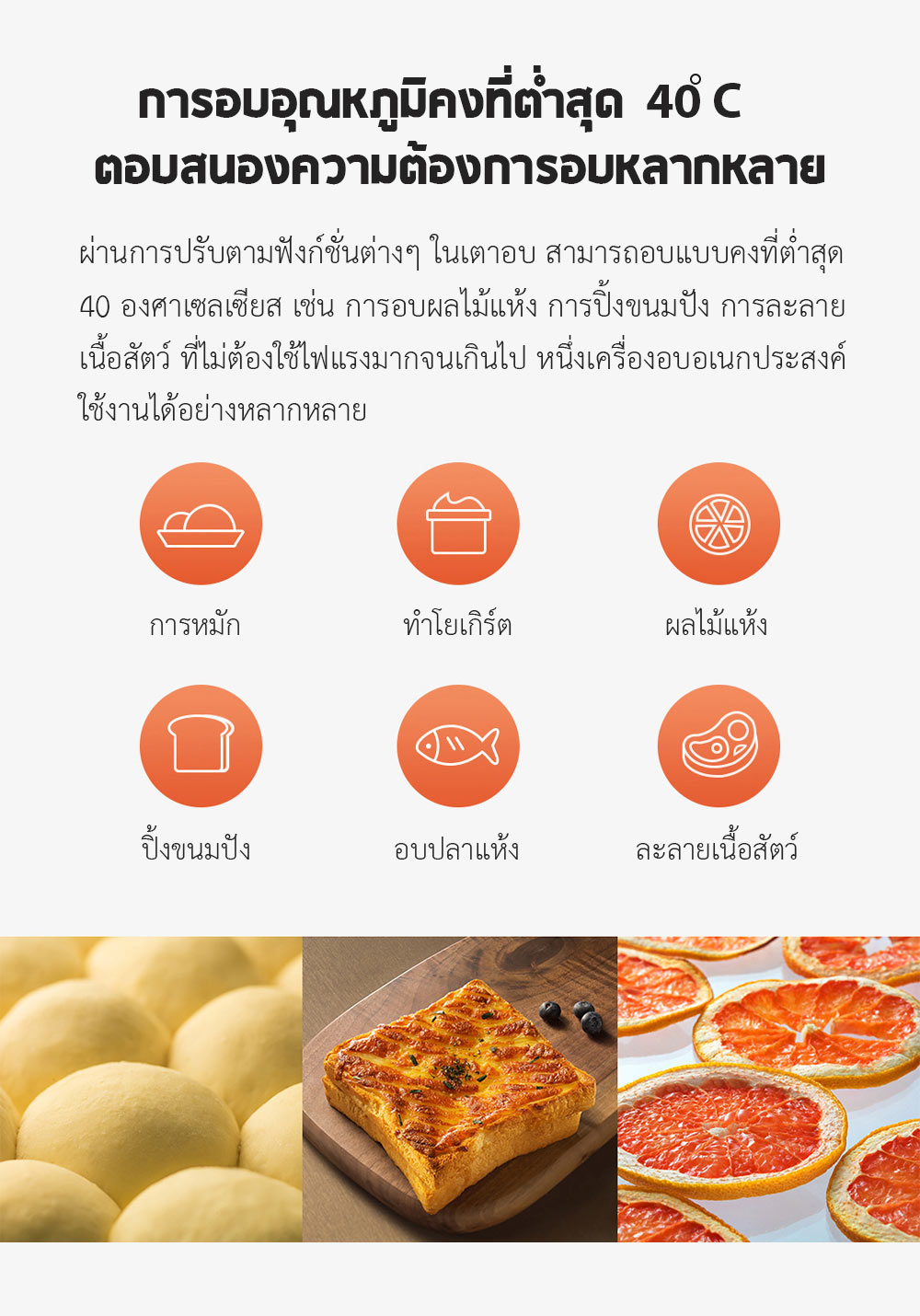 Xiaomi Electric Oven (32L) - เตาอบไฟฟ้าเสี่ยวหมี่ ขนาด 32 ลิตร(แถมหัวแปลง)