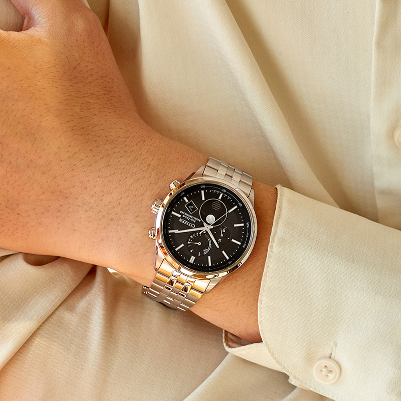 Citizen BY1030-50E นาฬิกาผู้ชาย Global Radio Controlled Eco-Drive Men's Watch