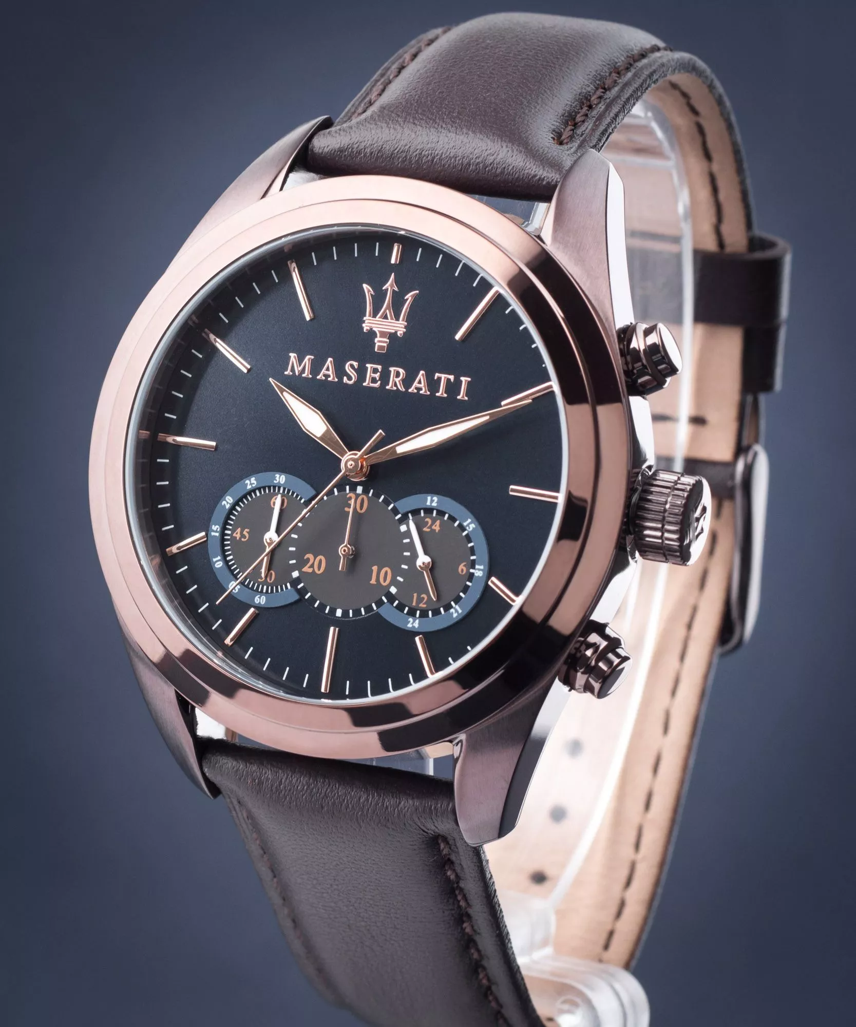 Maserati R8871612008 นาฬิกาผู้ชาย Traguardo Chronograph Quartz Men's Watch