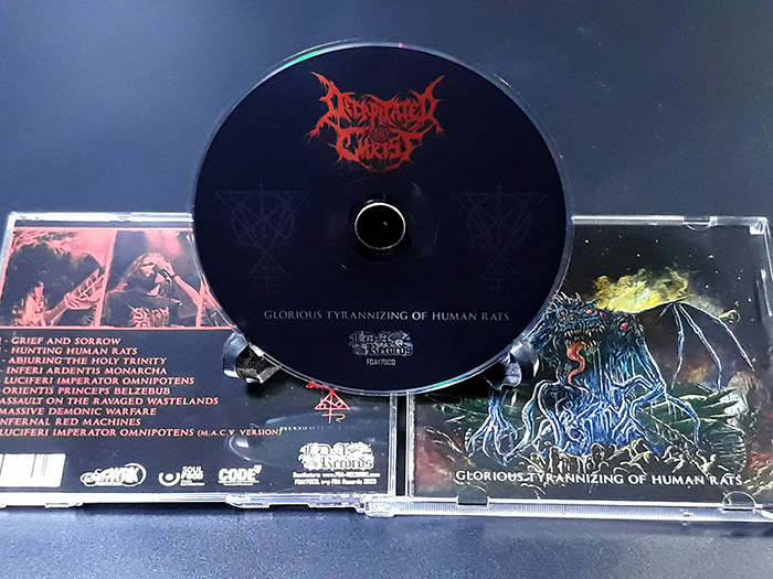 DECAPITATED CHRIST'Glorious Tyrannizing of Human Rats' CD