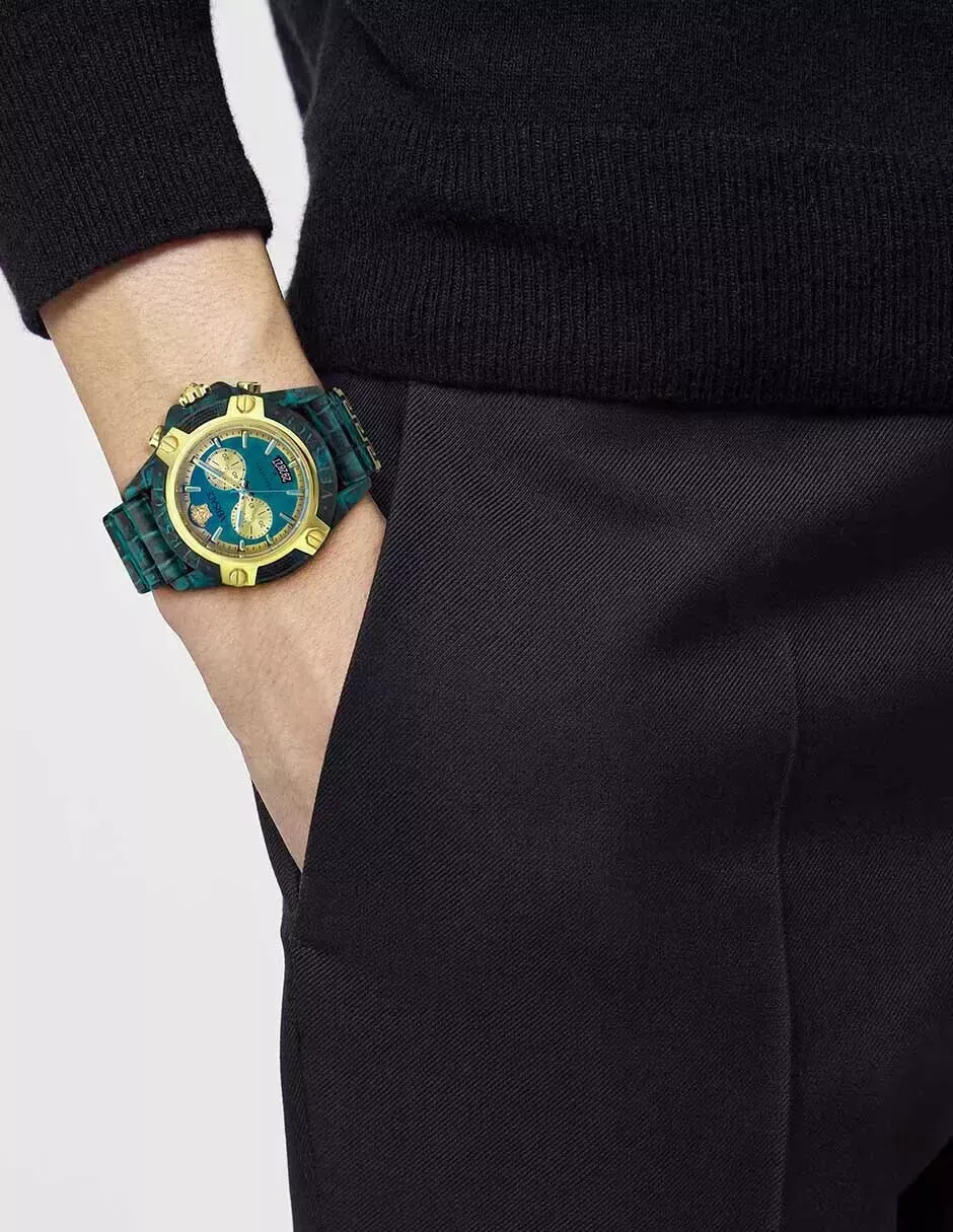 Versace VE8P00324 นาฬิกาผู้ชาย Quartz Chronograph Men's Watch