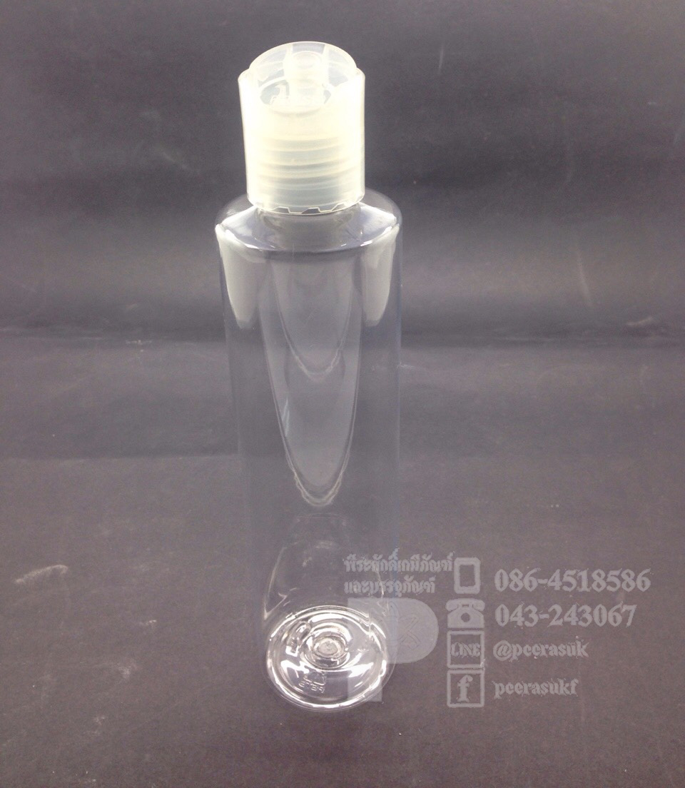 SA200 ml ใส+ฝาเพลสใส แพคละ 10 ชิ้น